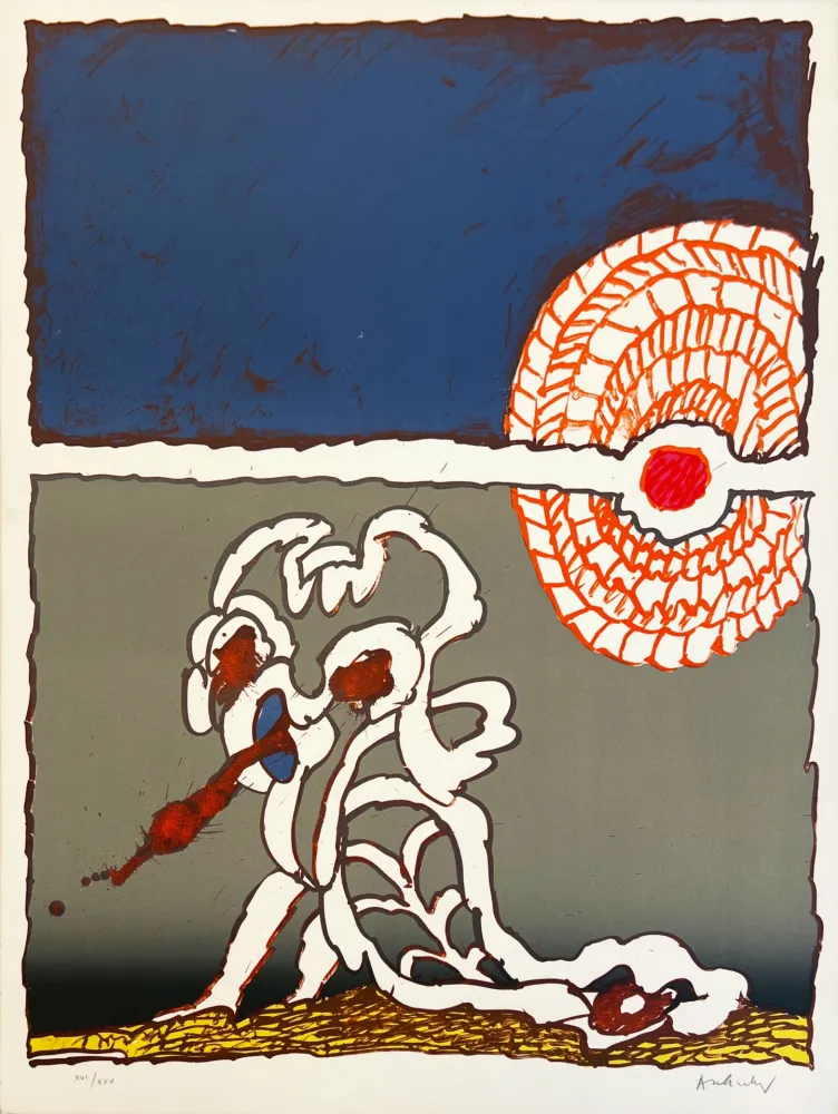 Lithographie Alechinsky - Gnome et Gnose