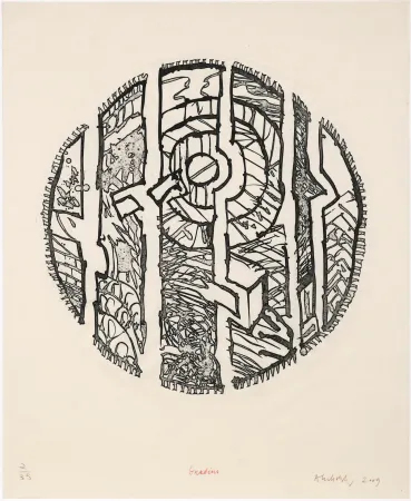 Eau-Forte Alechinsky - Gradins