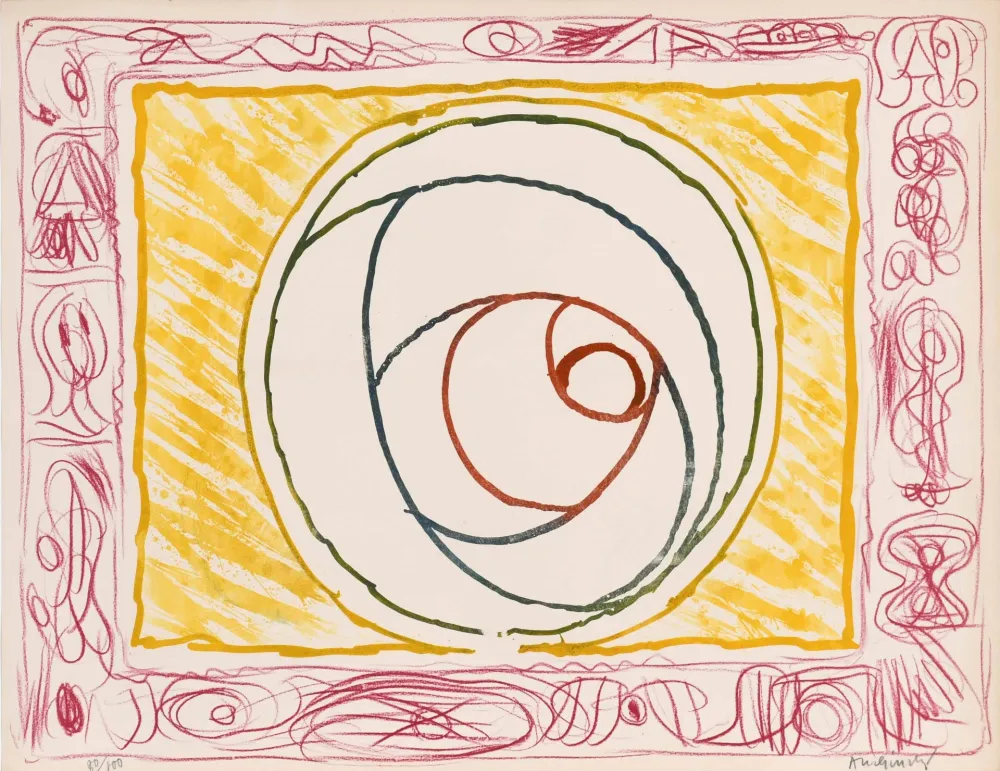 Eau-Forte Alechinsky - Graffiti Sélénite