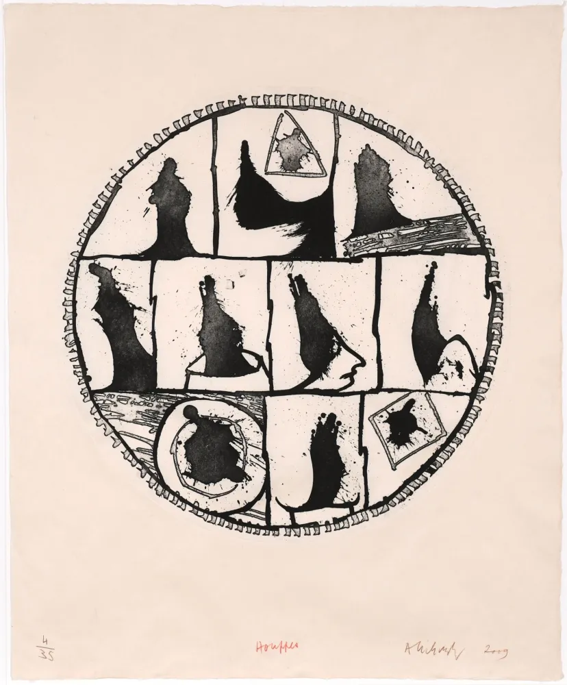 Eau-Forte Alechinsky - Houppes