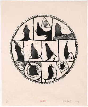 Eau-Forte Alechinsky - Houppes