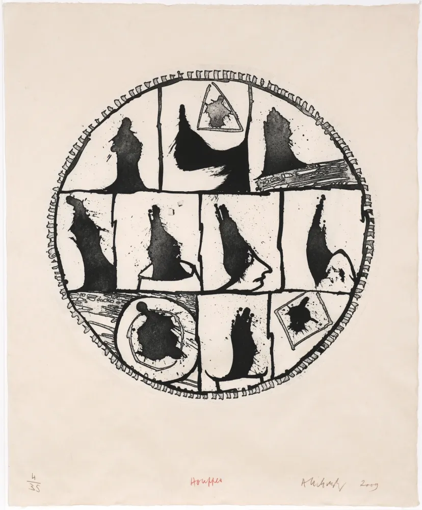 Eau-Forte Alechinsky - Houppes