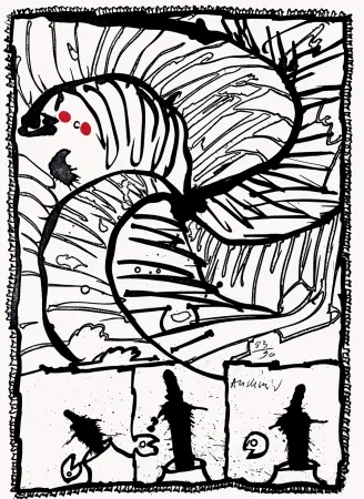 Eau-Forte Alechinsky - Inconnu