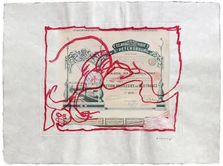 Eau-Forte Alechinsky - Krach IV.