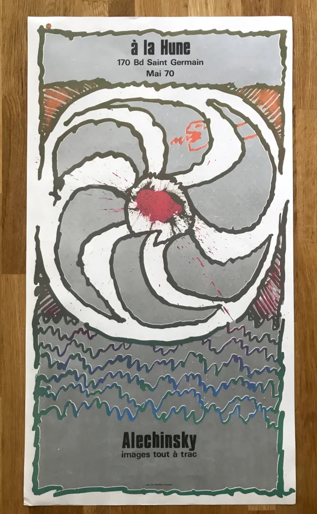 Affiche Alechinsky - La Hune / images tout à trac