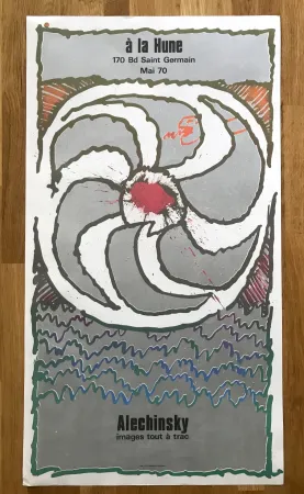 Affiche Alechinsky - La Hune / images tout à trac