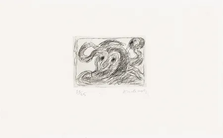 Eau-Forte Alechinsky - La ligne seule 01