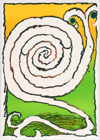 Lithographie Alechinsky - Labyrinthe d’apparat V