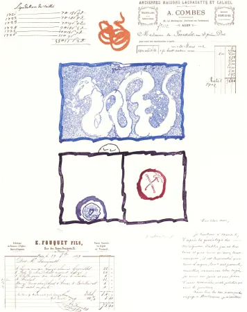 Aquatinte Alechinsky - L’Avenir de la Propriété V