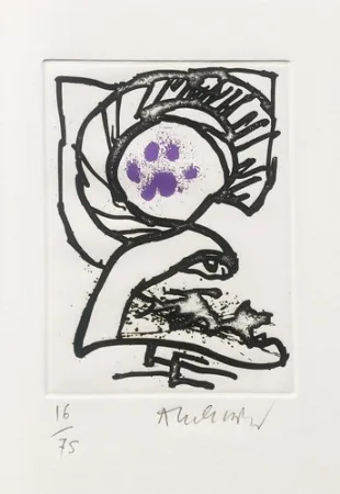 Livre Illustré Alechinsky - Le carnet du chat sauvage