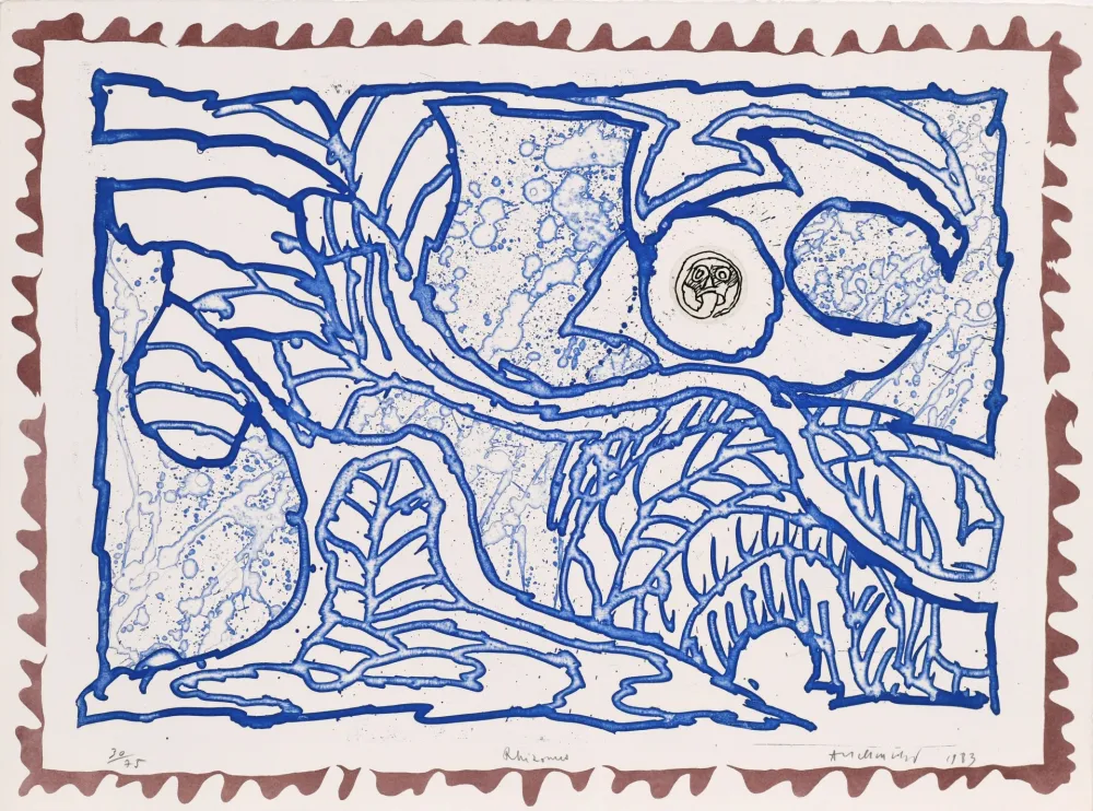 Eau-Forte Alechinsky - Le chien roi – Rhizome