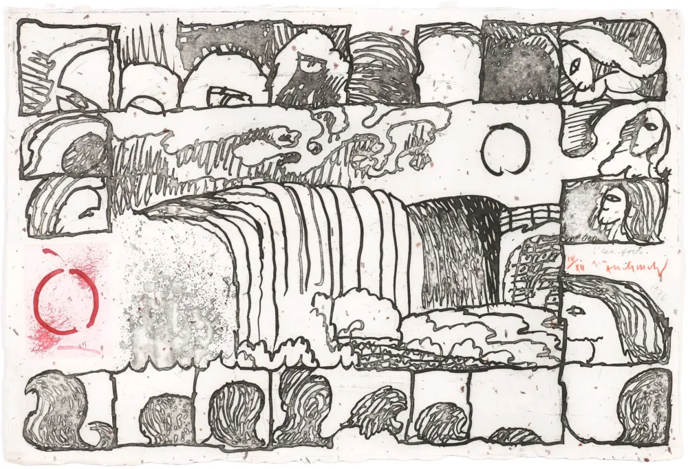 Eau-Forte Alechinsky - L'eau forte