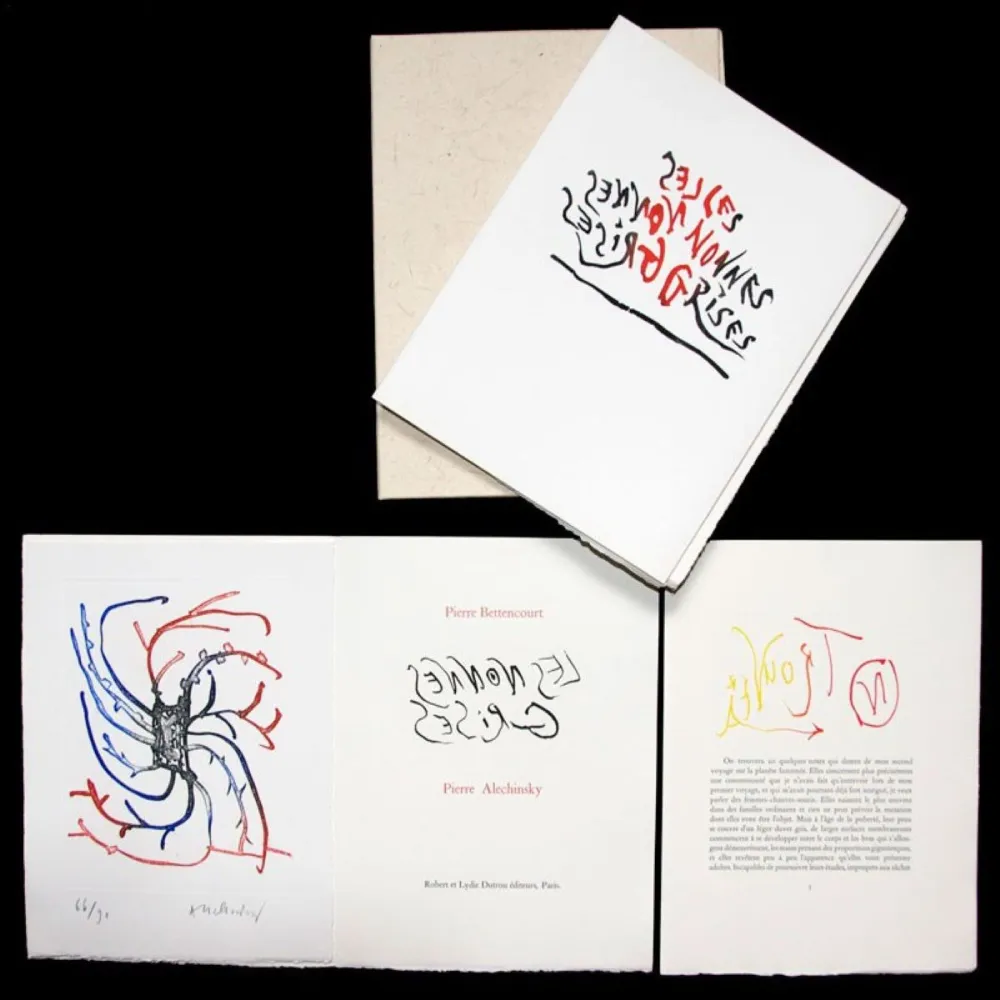 Aucune Technique Alechinsky - Les Nonnes grise