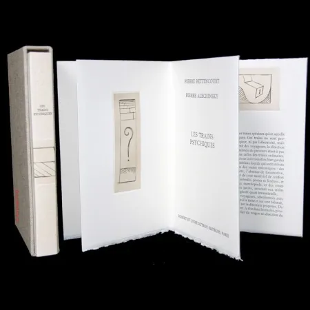 Livre Illustré Alechinsky - Les trains psychiques