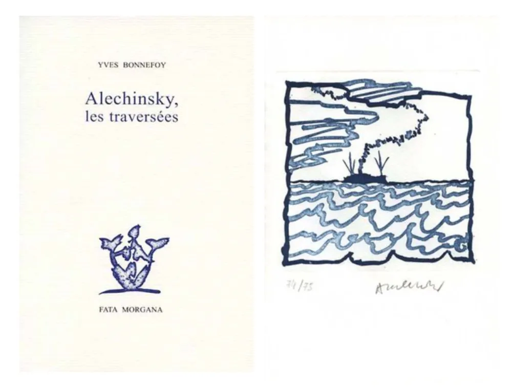 Livre Illustré Alechinsky - Les traversées