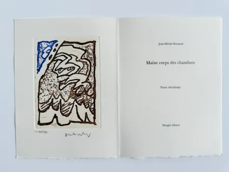 Eau-Forte Alechinsky - Maint corps des chambres