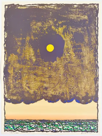 Lithographie Alechinsky - Marée basse