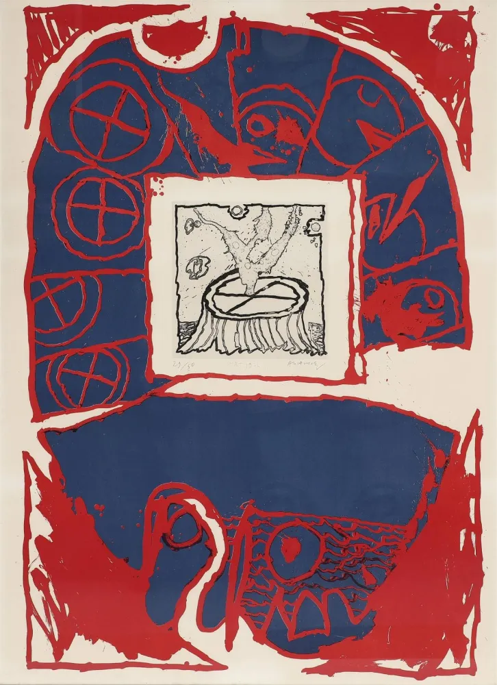 Lithographie Alechinsky - Mat