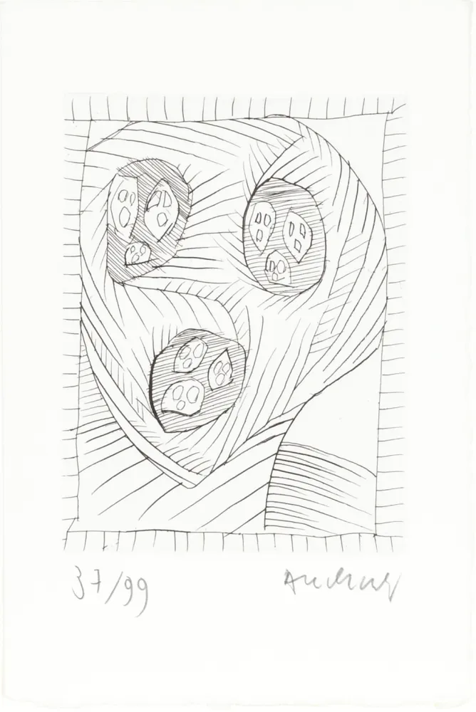 Eau-Forte Alechinsky - Max Loreau