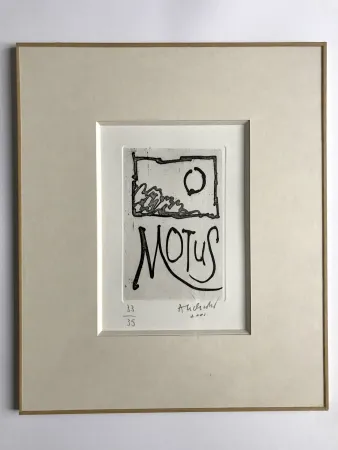Gravure Alechinsky - Motus