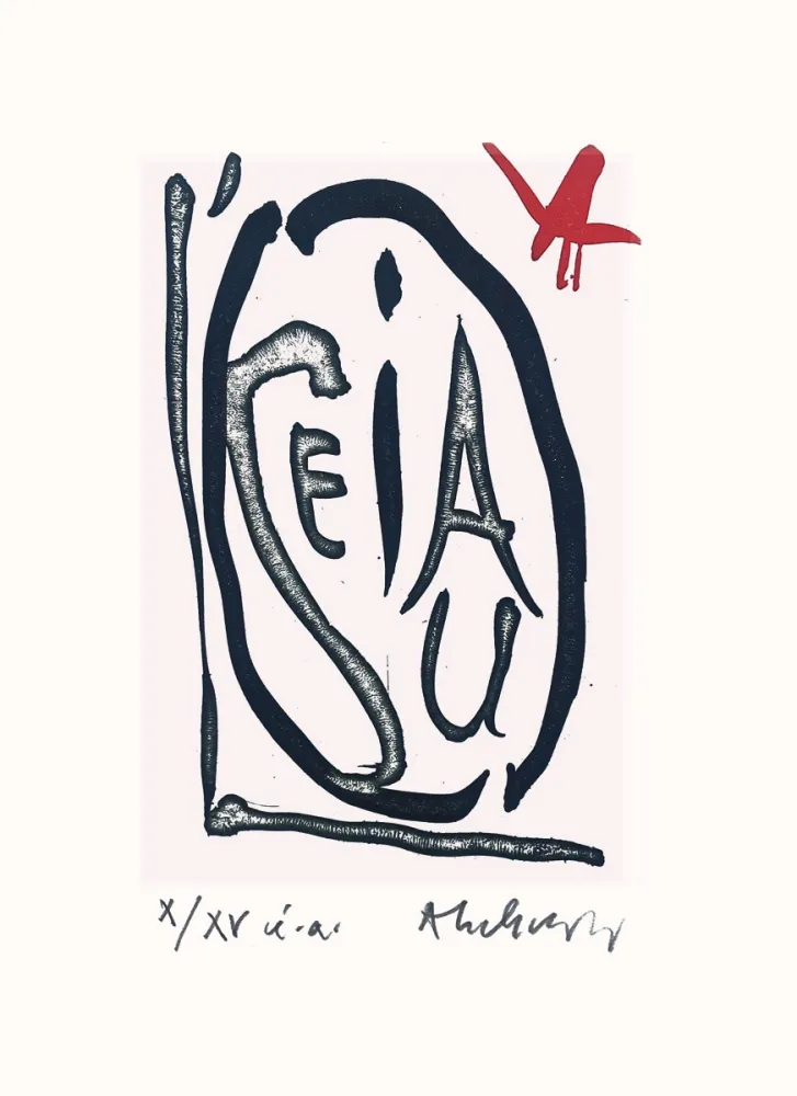 Livre Illustré Alechinsky - Oiseau ailé des lacs