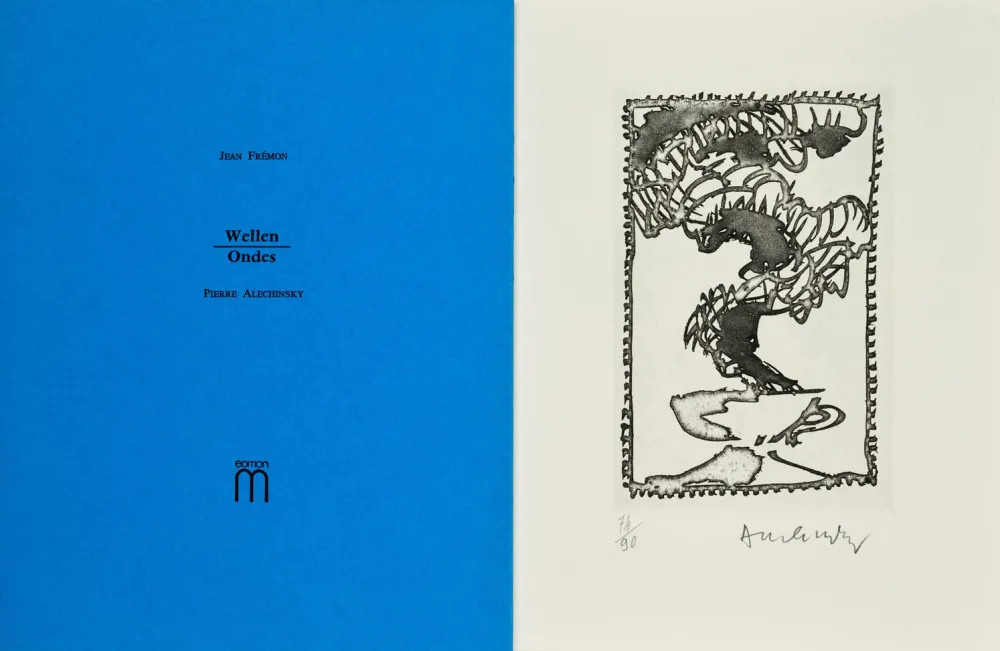 Livre Illustré Alechinsky - Ondes