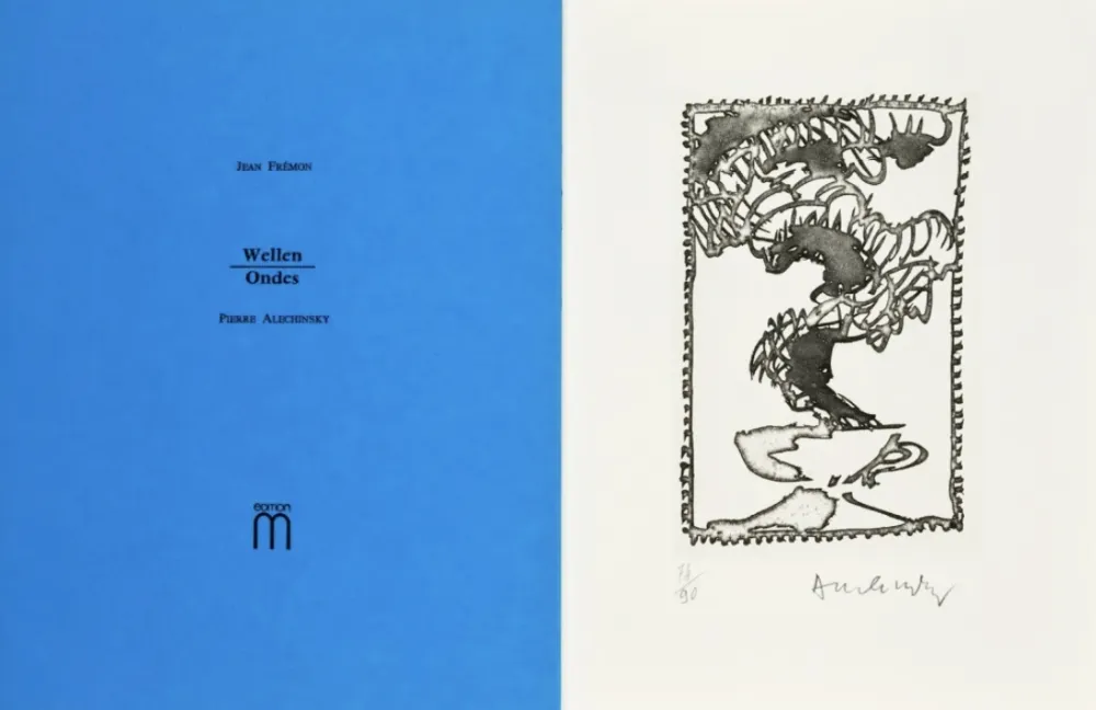 Livre Illustré Alechinsky - Ondes