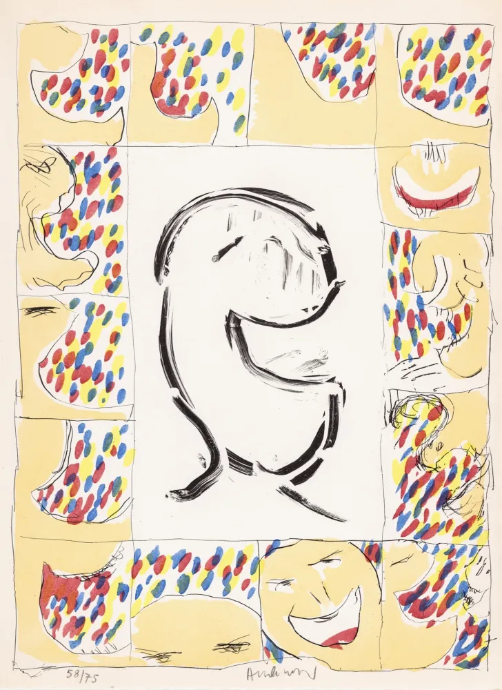 Collographie Alechinsky - Par expérience 03