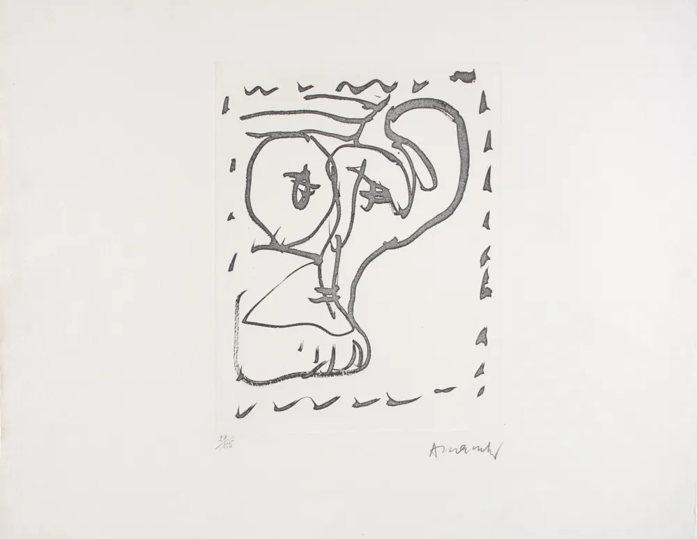 Eau-Forte Alechinsky - Poèmes à voir