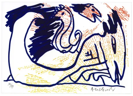 Lithographie Alechinsky - Pointes et Feutres (1)