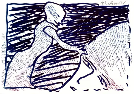 Lithographie Alechinsky - Pointes et Feutres