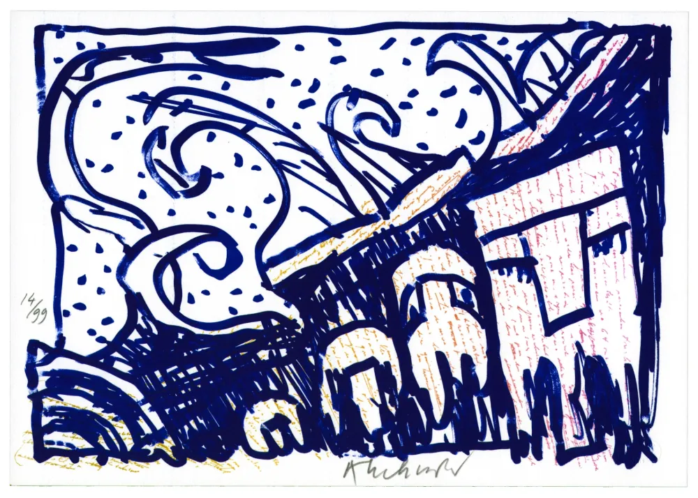 Lithographie Alechinsky - Pointes et Feutres (6)