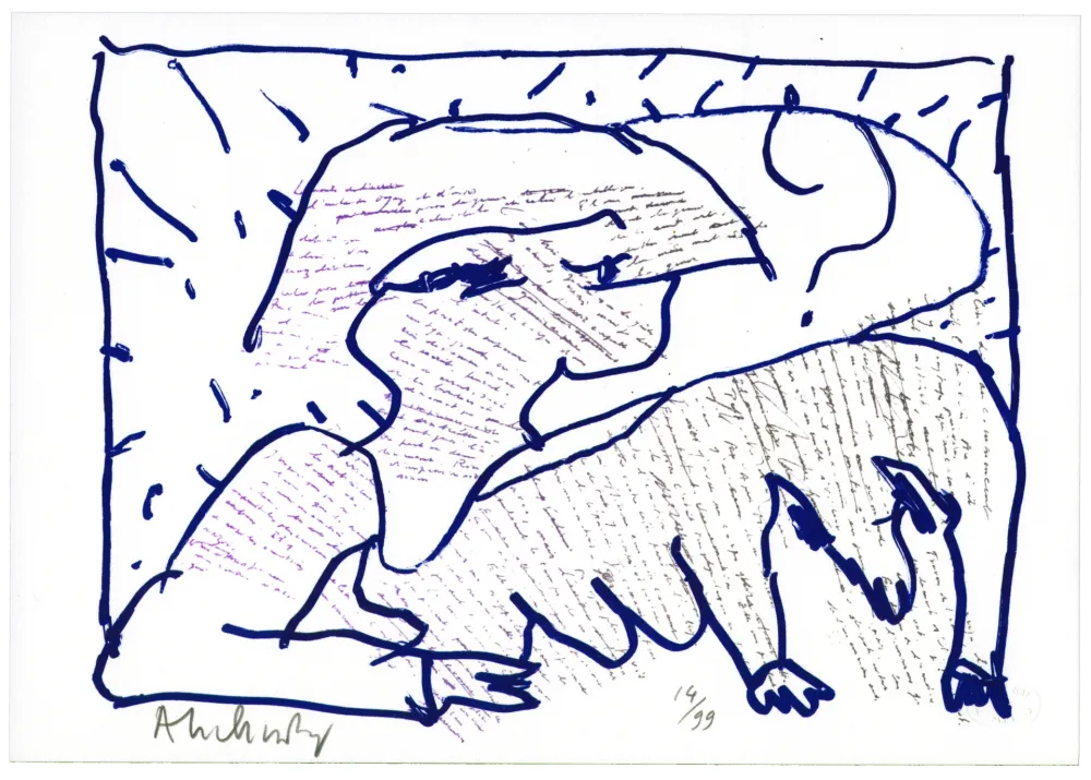 Lithographie Alechinsky - Pointes et Feutres (8)