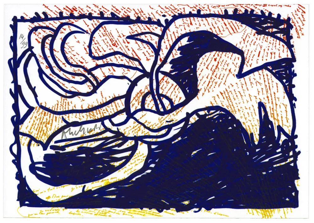 Lithographie Alechinsky - Pointes et Feutres (8)