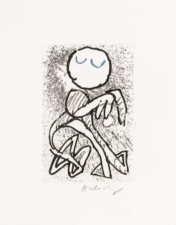 Eau-Forte Et Aquatinte Alechinsky - Pointes Planche XIV bis