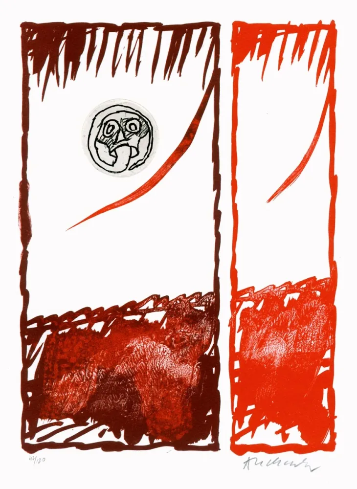 Eau-Forte Alechinsky - Pour Vacillations