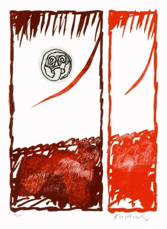 Eau-Forte Alechinsky - Pour Vacillations