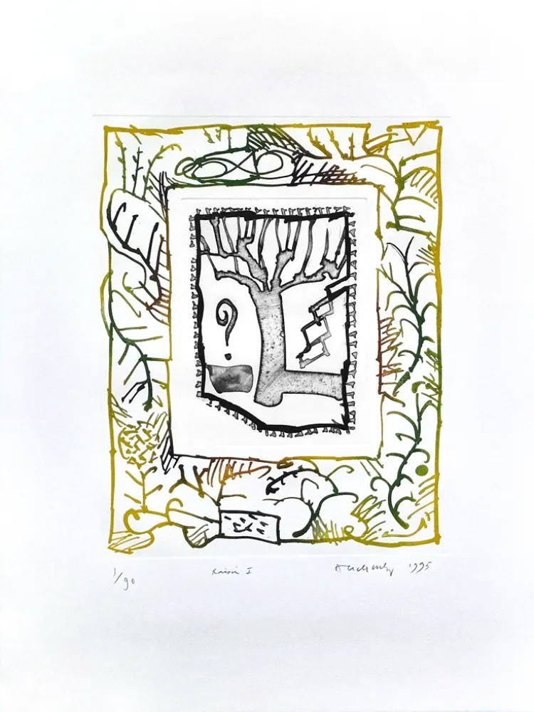 Aucune Technique Alechinsky - Raisin I