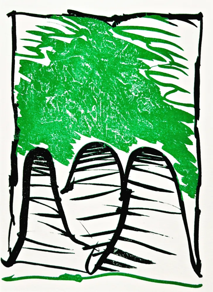 Lithographie Alechinsky - Résumé