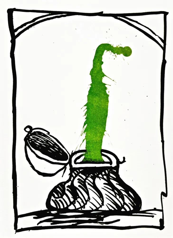 Lithographie Alechinsky - Résumé