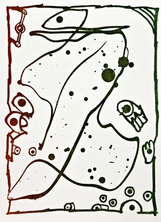 Lithographie Alechinsky - Résumé