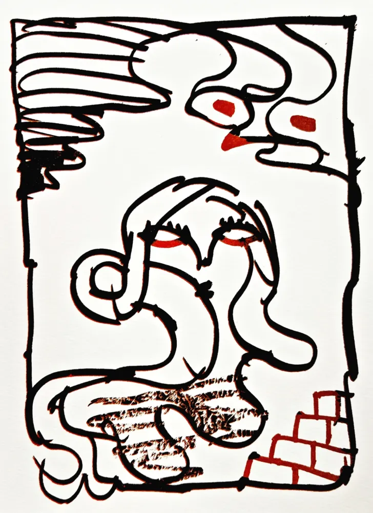 Lithographie Alechinsky - Résumé