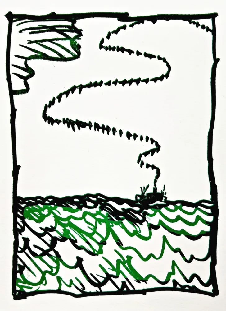 Lithographie Alechinsky - Résumé