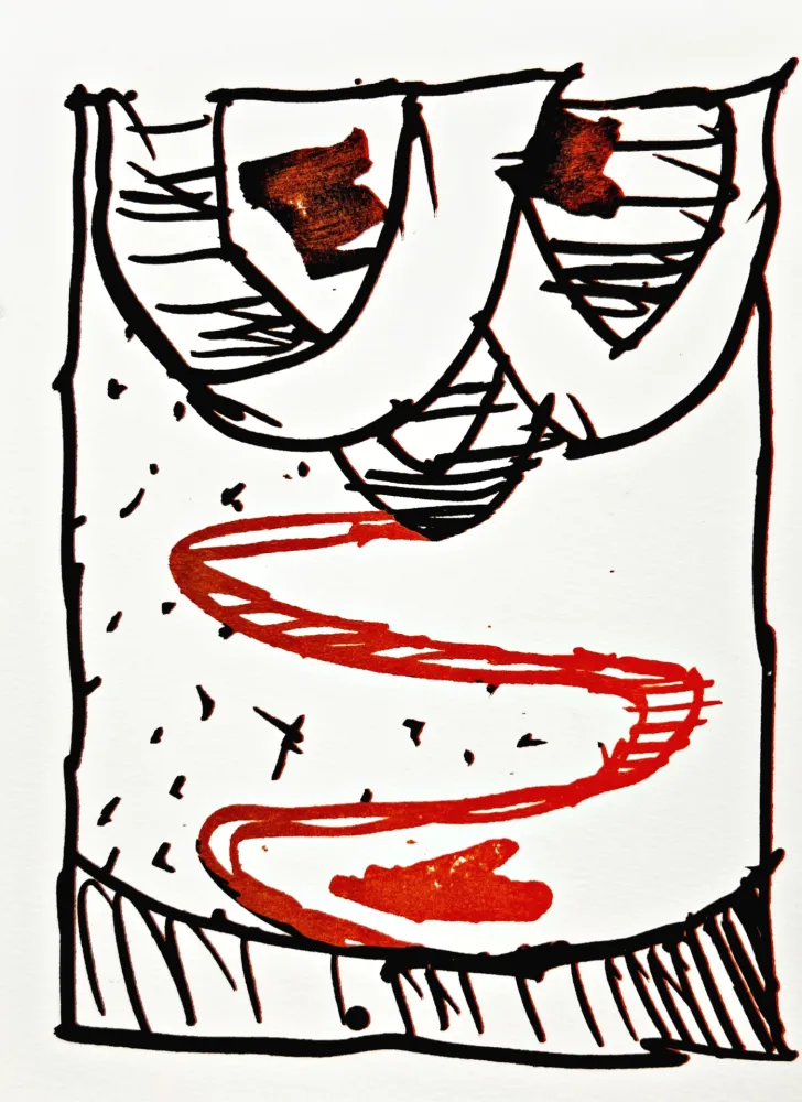 Lithographie Alechinsky - Résumé