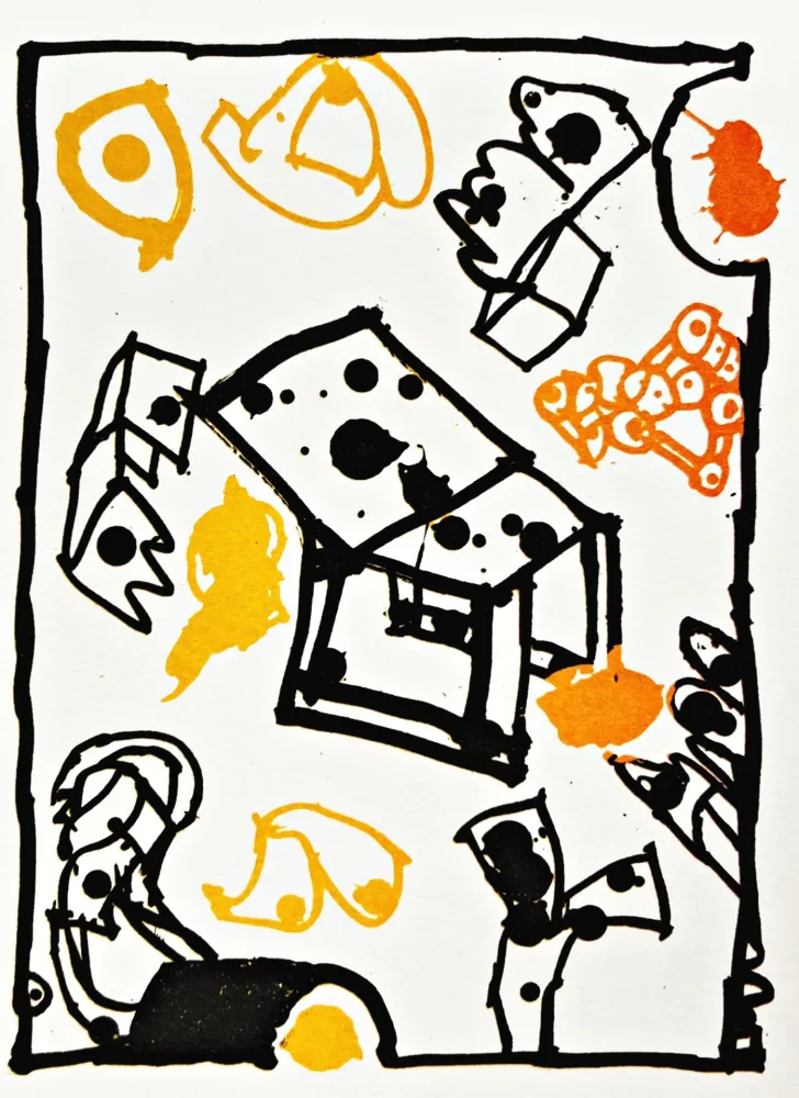 Lithographie Alechinsky - Résumé