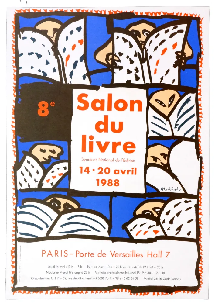 Affiche Alechinsky - Salon du Livre