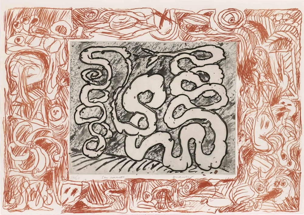 Aquatinte Alechinsky - Sans sonnette