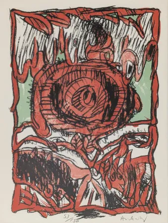 Lithographie Alechinsky - Schismes