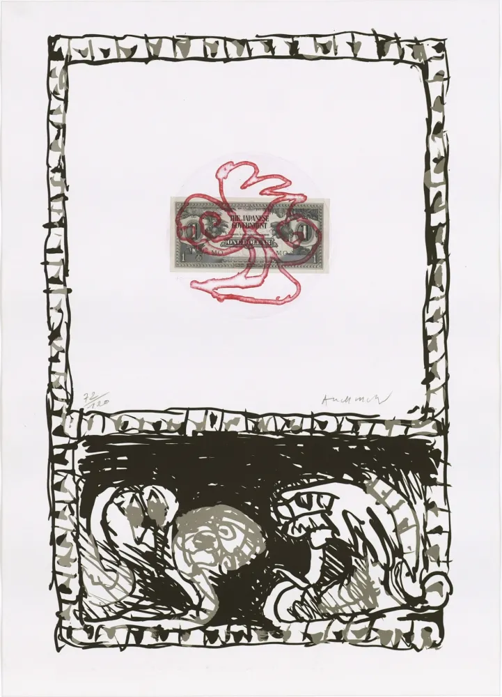 Eau-Forte Alechinsky - Serpent 03