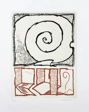 Gravure Alechinsky - Spirale